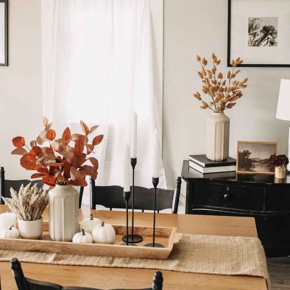 16" Faceted Ceramic Vase Taupe - Hearth & Hand™ with Magnolia - Picture 7 of 13